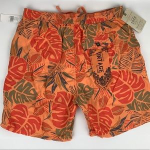 Weatherproof Orange Floral Man’s Shorts Size L